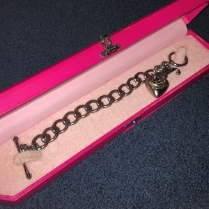 Silver Juicy Couture Charm Bracelet